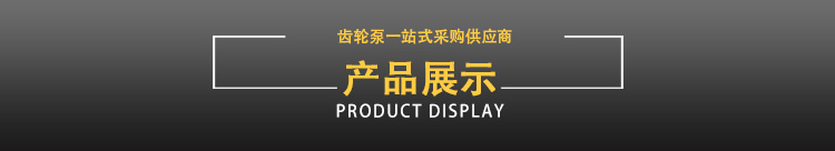 YHCB圆弧齿轮泵